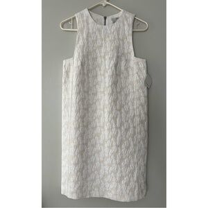 Halogen Jacquard Sleeveless Shift Dress